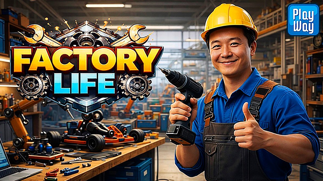 Симулятор Рабочего в Гараже ► Factory Life Demo