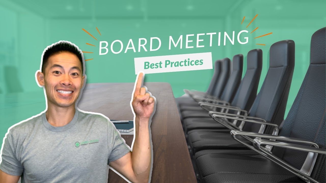 Effective Board Meetings: Best Practices for Condo Management