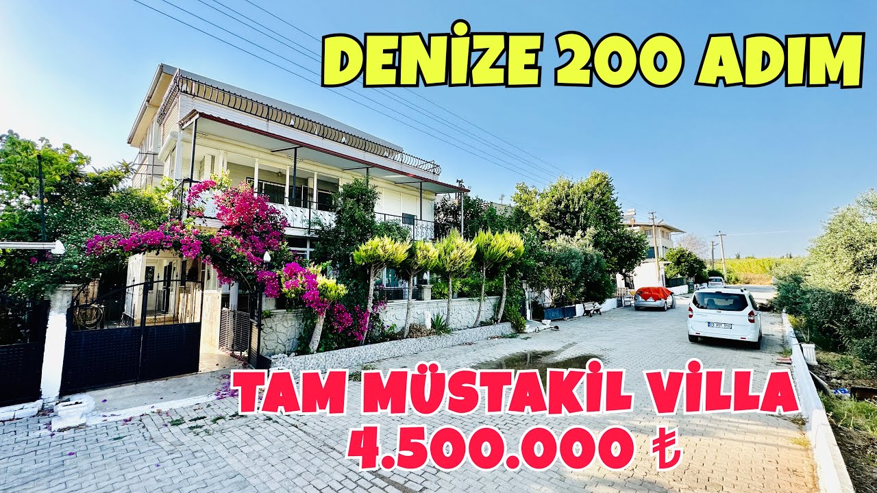 💰SATILDI💰DENİZİN DİBİNDE TAM MÜSTAKİL ÇOK UYGUN FİYATA SATILIK VİLLA