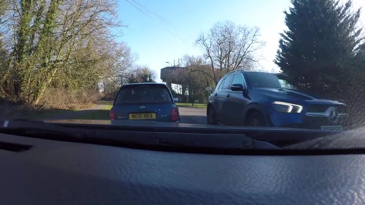 Driving Through Arkley Village In Barnet North London To Get To My Destination. GOPR4145