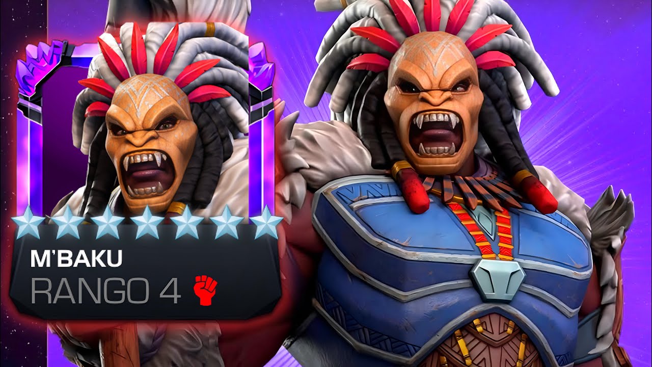 MBAKU es GOD TIER? | Como jugar con el? | MUCHO DAÑO POR RAFAGA DE DAÑO DIRECTO! 💀| M'BAKU | MCOC