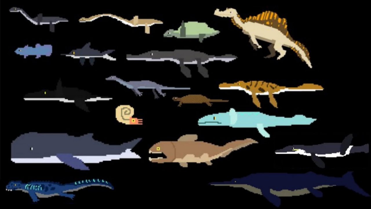 Prehistoric Sea Life (My Version) (8-Bit) - @TheKidsPictureShow 