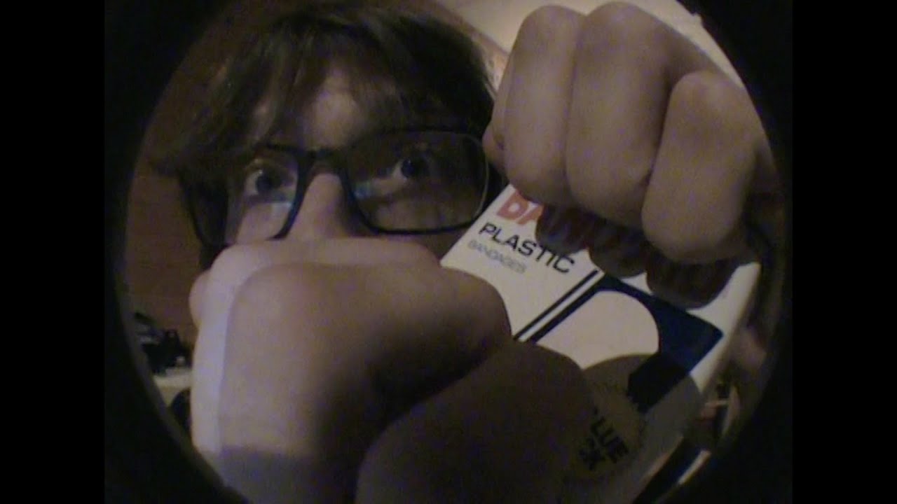 asmr ~ tapping & scratching (w/ camcorder)