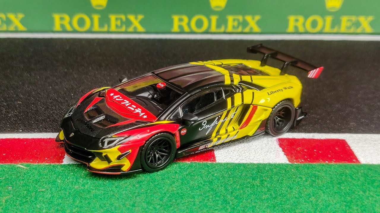 Mini GT 329 1/64 LB Works Lamborghini Aventador Limited Edition Infinite Motor Sports Diecast Model