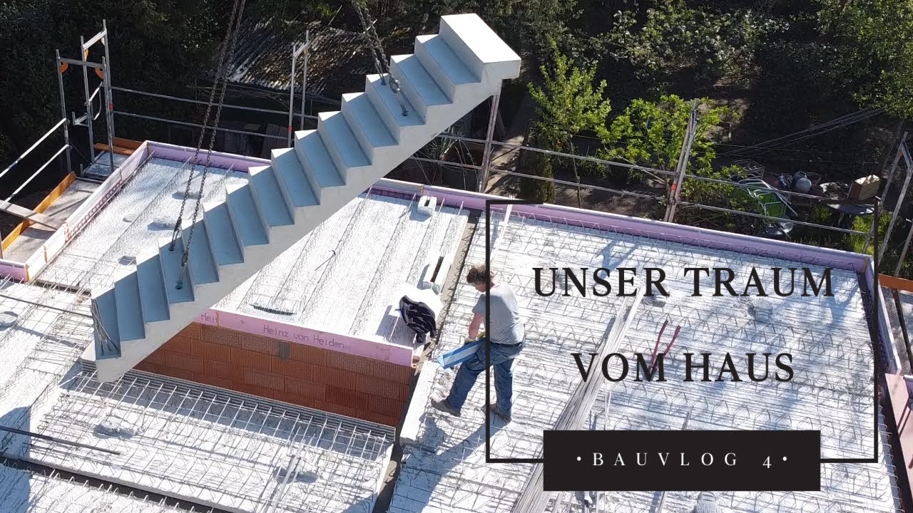 Hausbau I Treppe + Zwischendecke I Unser Traum vom Haus I #4
