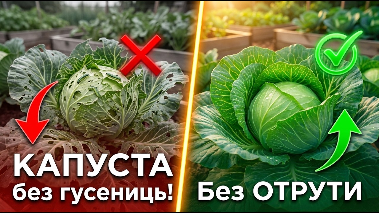 КАПУСТА БЕЗ ГУСЕНИЦЬ! Забудьте про отрути