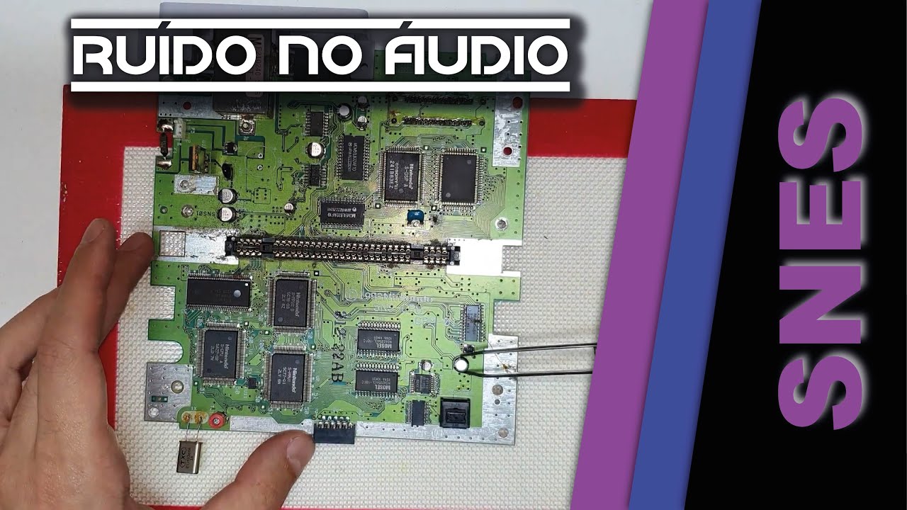 Super Nintendo com ruído no áudio