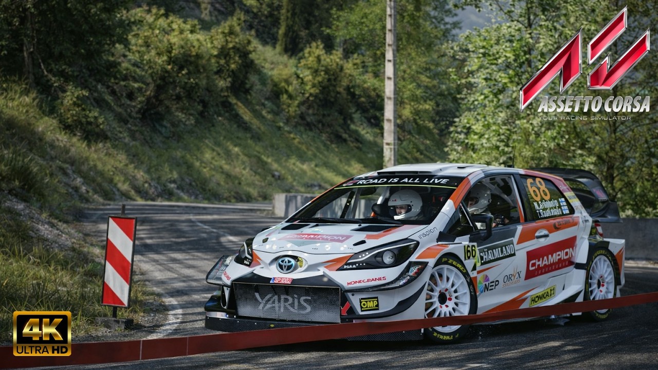 ASSETTO CORSA / 18 RALLY CARS 2015+, WRC, RALLY1 + CREATORS / JOUX-VERTE 2020 SS7 / 4K
