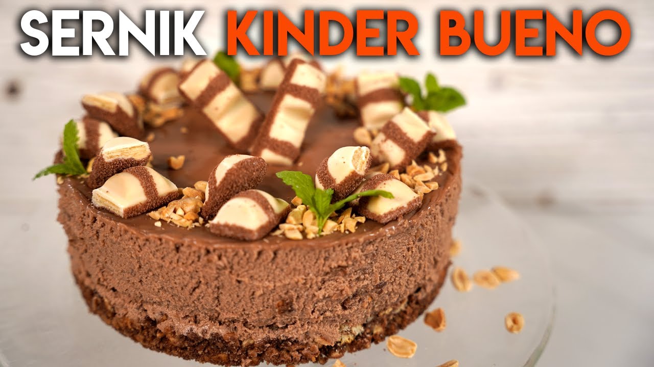 Sernik KINDER BUENO na zimno! Hit z TikToka! | Słodka Tuba