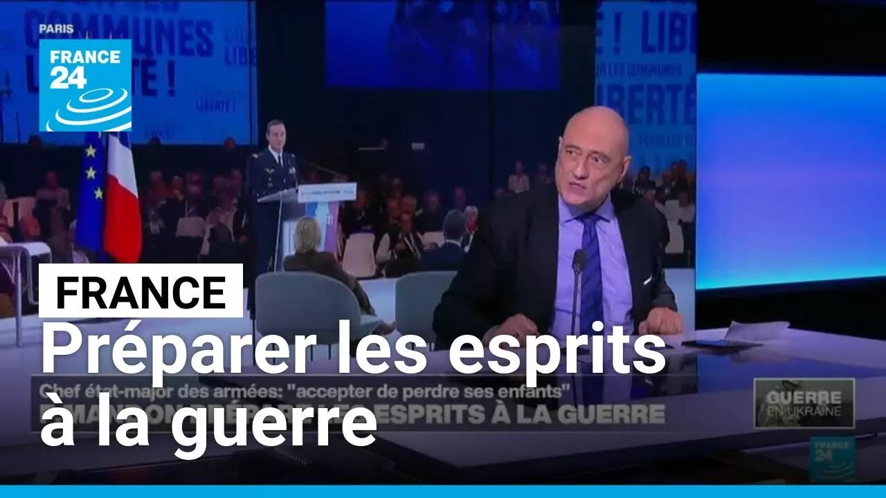 France : le&nbsp;chef&nbsp;d'&eacute;tat-major&nbsp;des&nbsp;Arm&eacute;es tente de pr&eacute;parer les esprits &agrave; la guerre