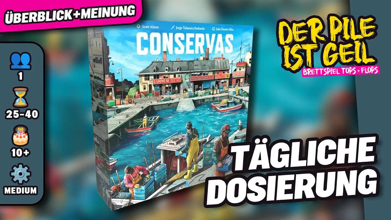 CONSERVAS - Frosted Games - Brettspiel - Der Pile ist geil