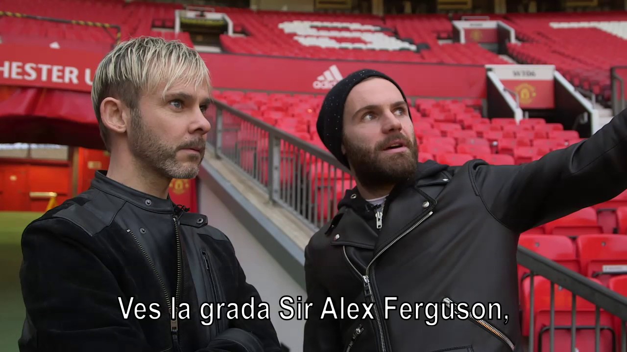 Juan Mata - Dominic Monaghan Old Trafford