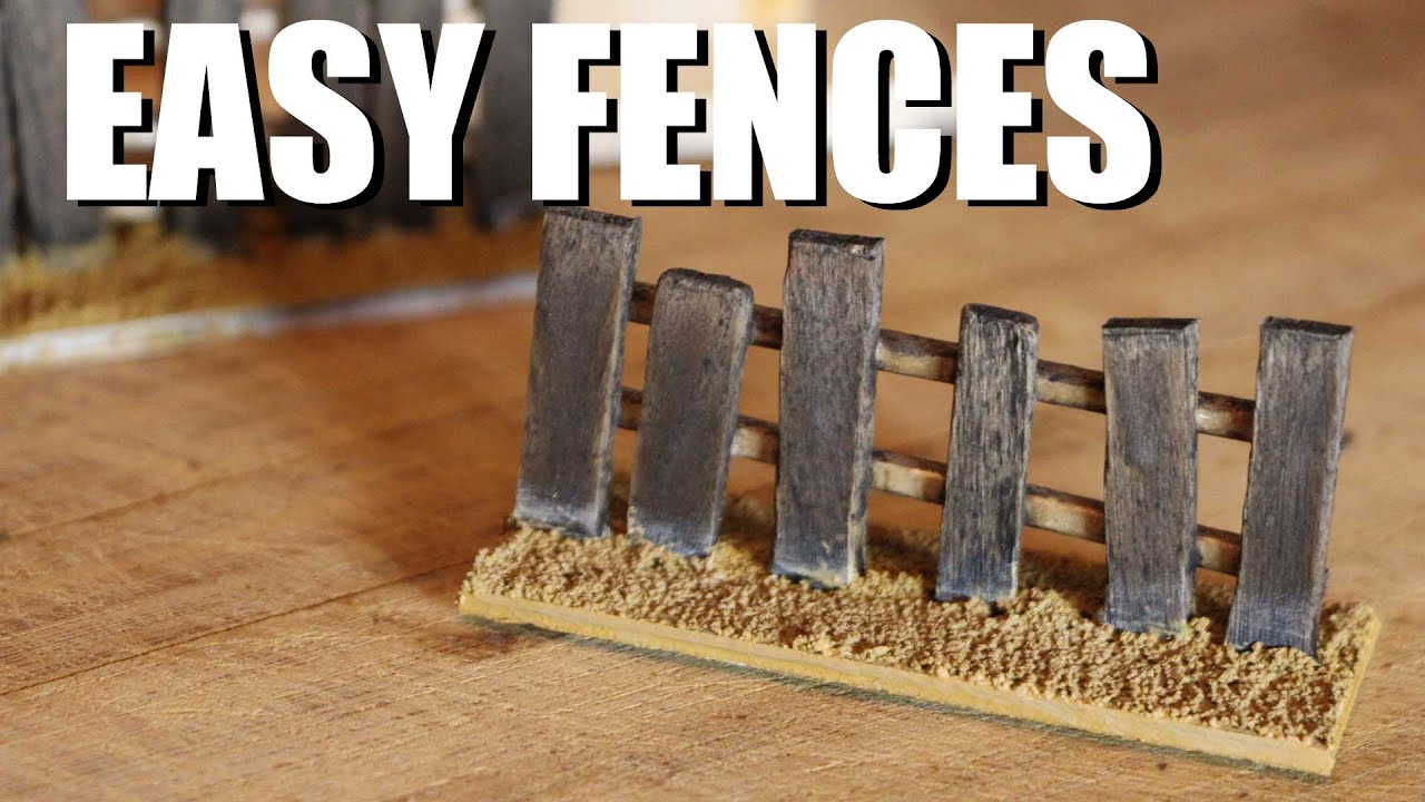SUPER EASY Fences - Wargaming Terrain Tutorial