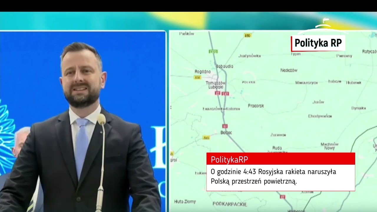 Alarm! Rosyjska rakieta w Polsce! Minister Obrony Narodowej.