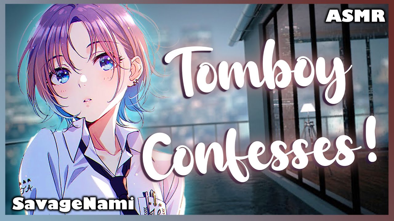 Tomboy Confesses to You on The Balcony, Teasing, Cuddling, Kissing | F4M ASMR Girlfriend Roleplay