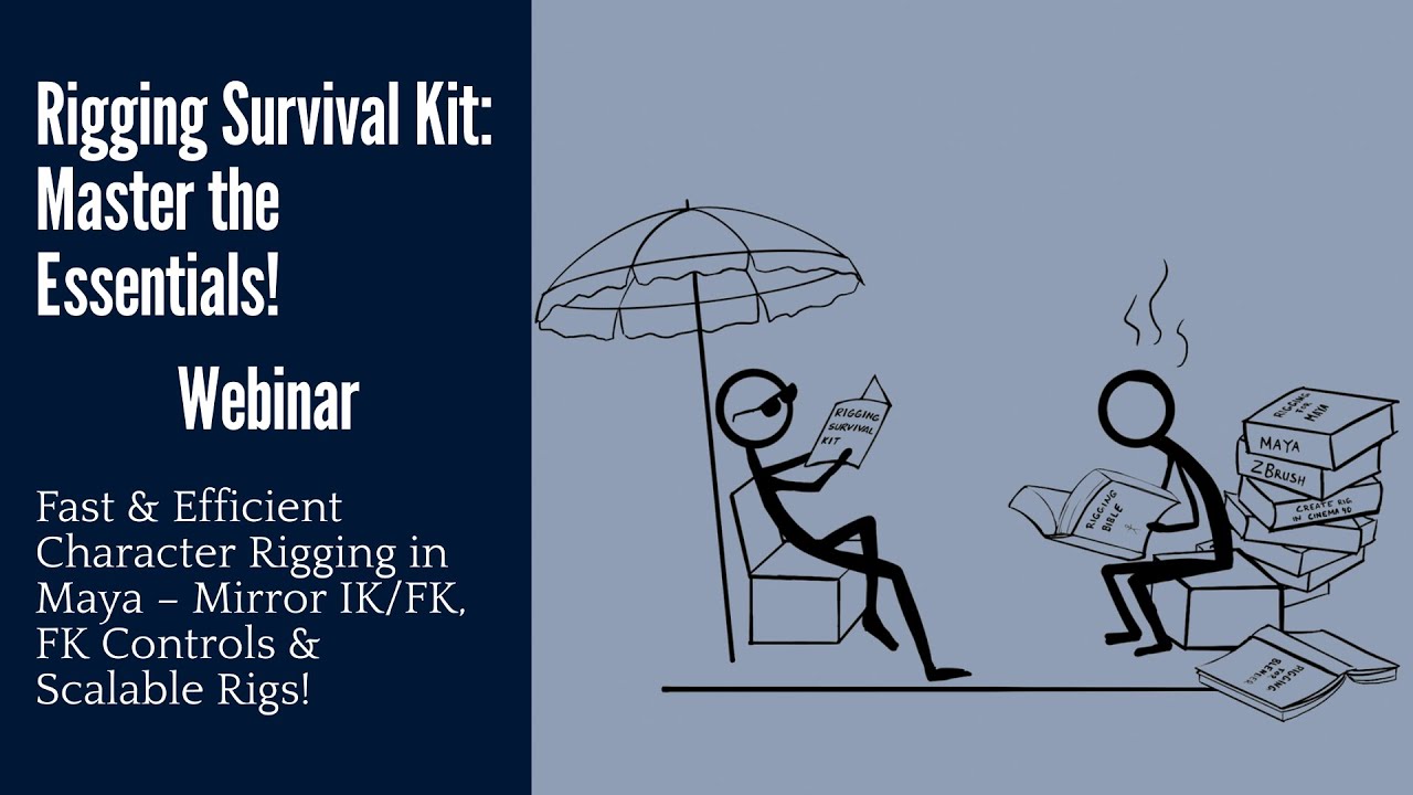 Fast & Efficient Character Rigging in Maya – Mirror IK/FK, FK Controls & Scalable Rigs!