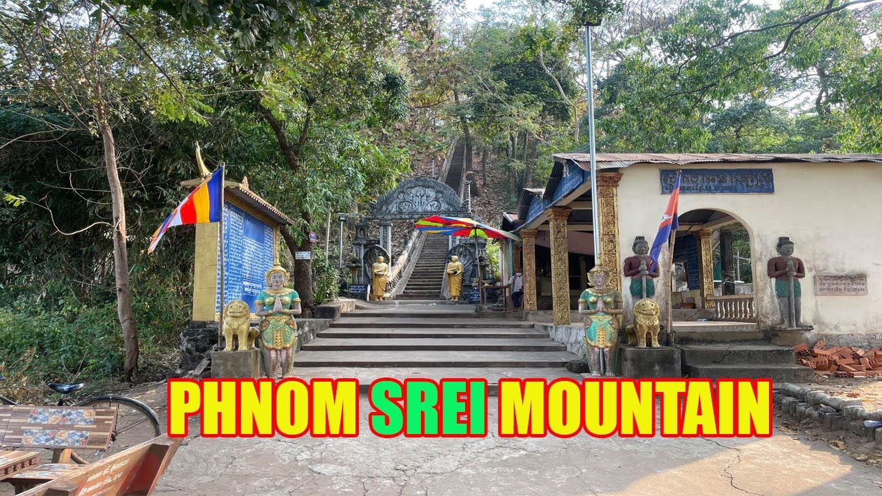 Amazing Phnom srei mountain in Kampong cham Cambodia