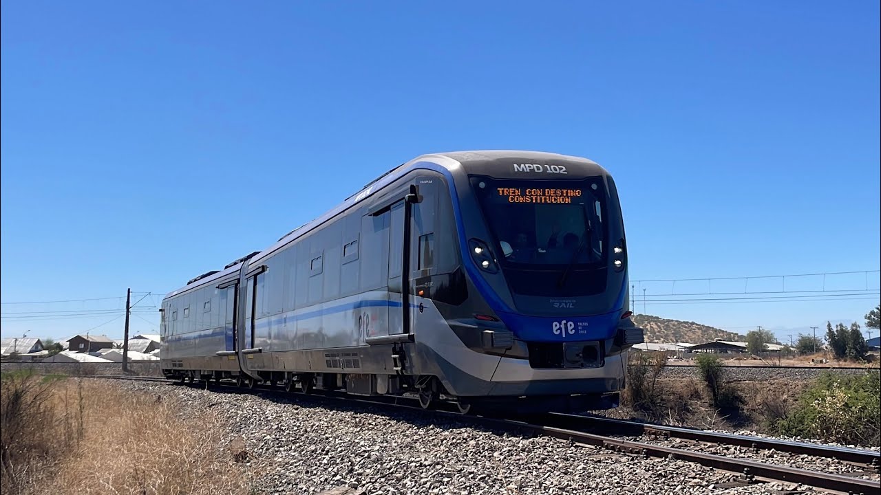 Tren presidencial Talca - Colín con MPD | efe trenes de chile
