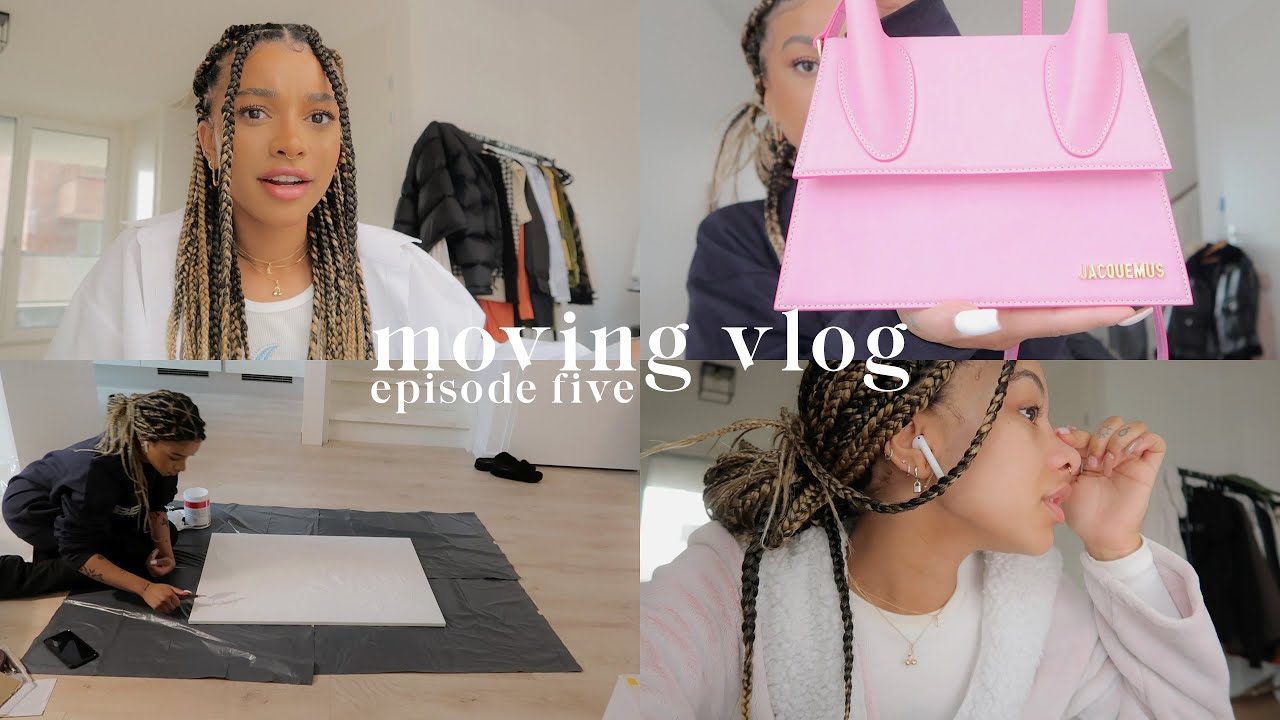 MOVING VLOG #5: DNA results, DIY home decor + filler touch up!