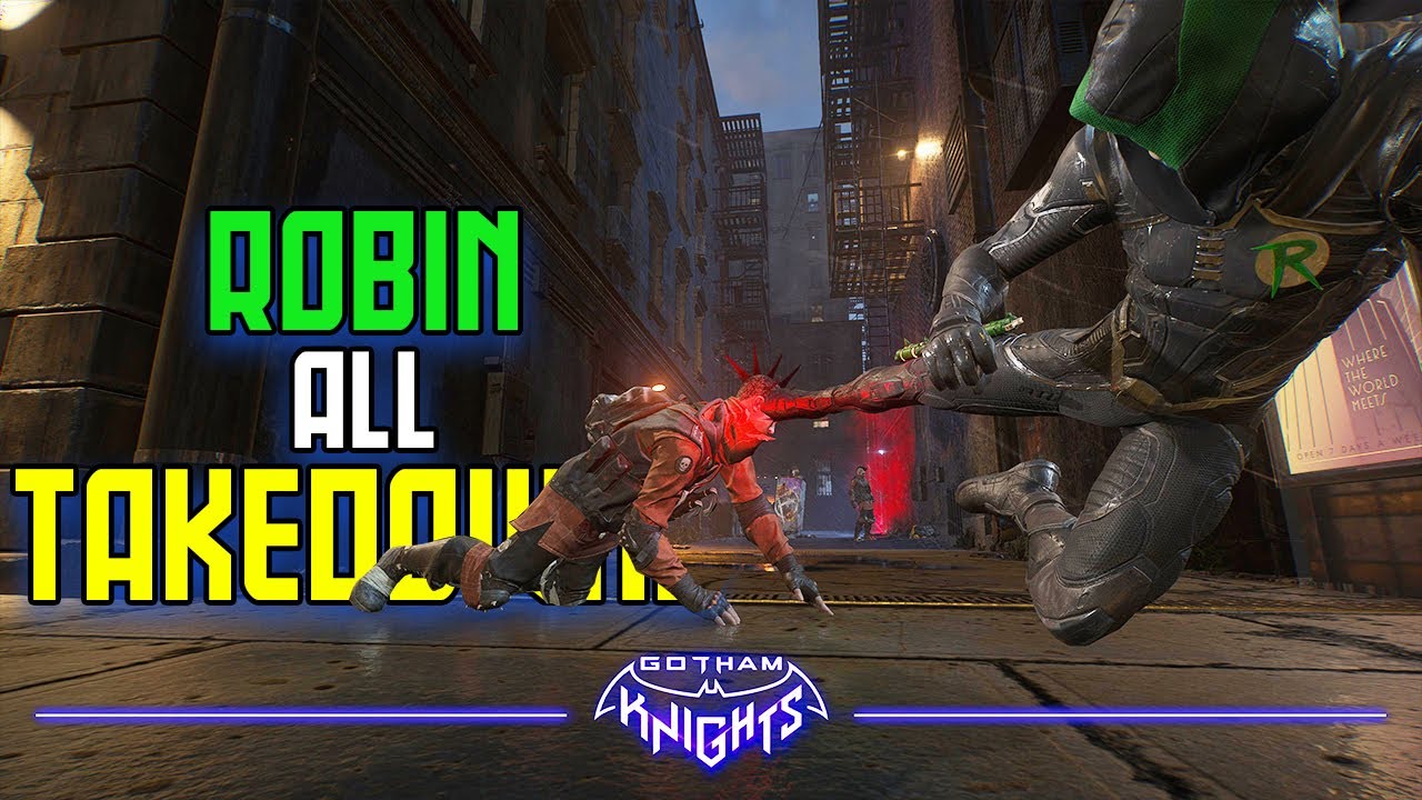 Gotham Knights | Robin All Takedowns | Ambush Takedowns | Brute Takedowns | Silent Takedowns