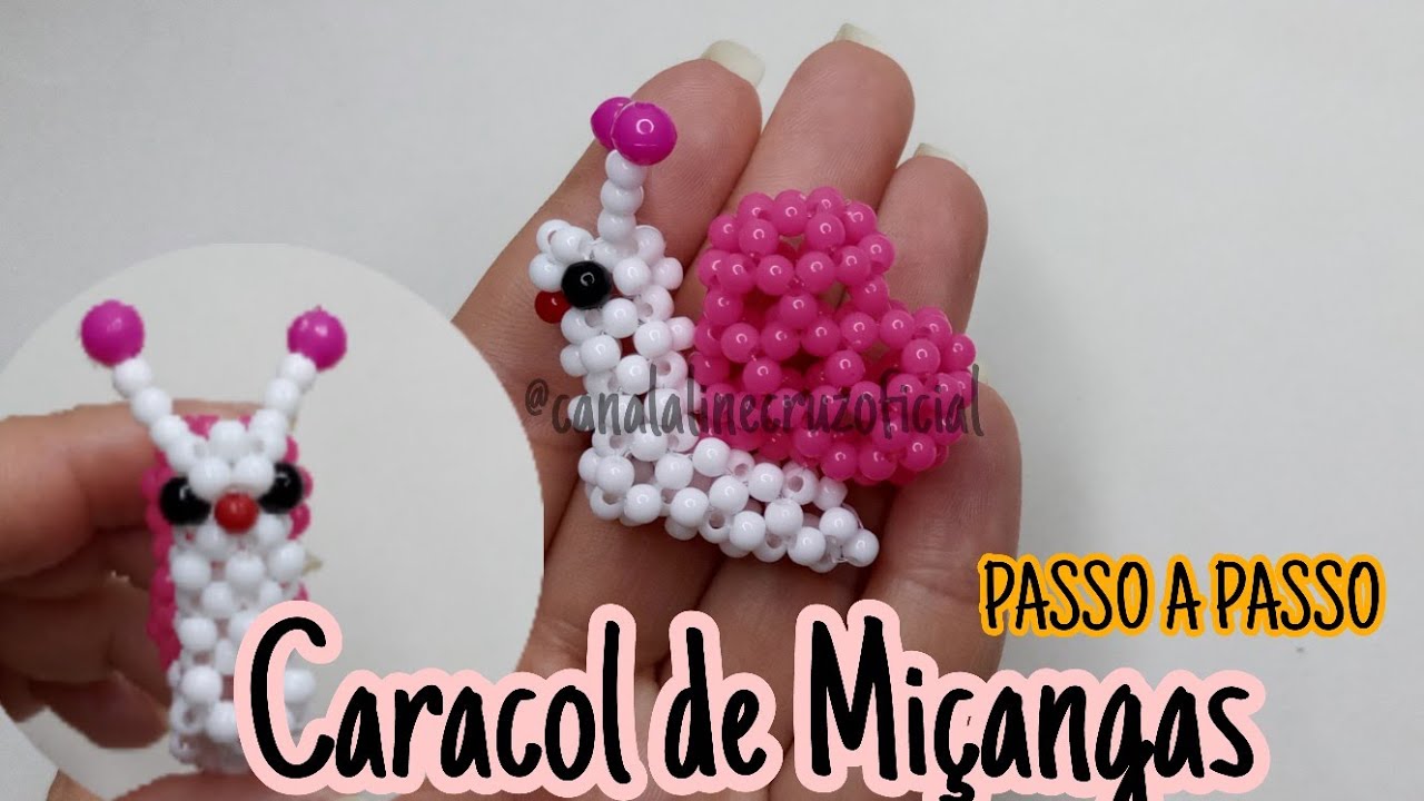Caracol de Miçangas/Pérolas - Passo a Passo #façavocêmesmo #artesanato #diy #pérolas