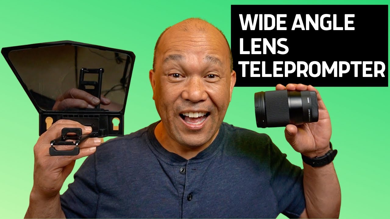 The Best Teleprompter for Wide Angle Lens: Desview t2 Teleprompter