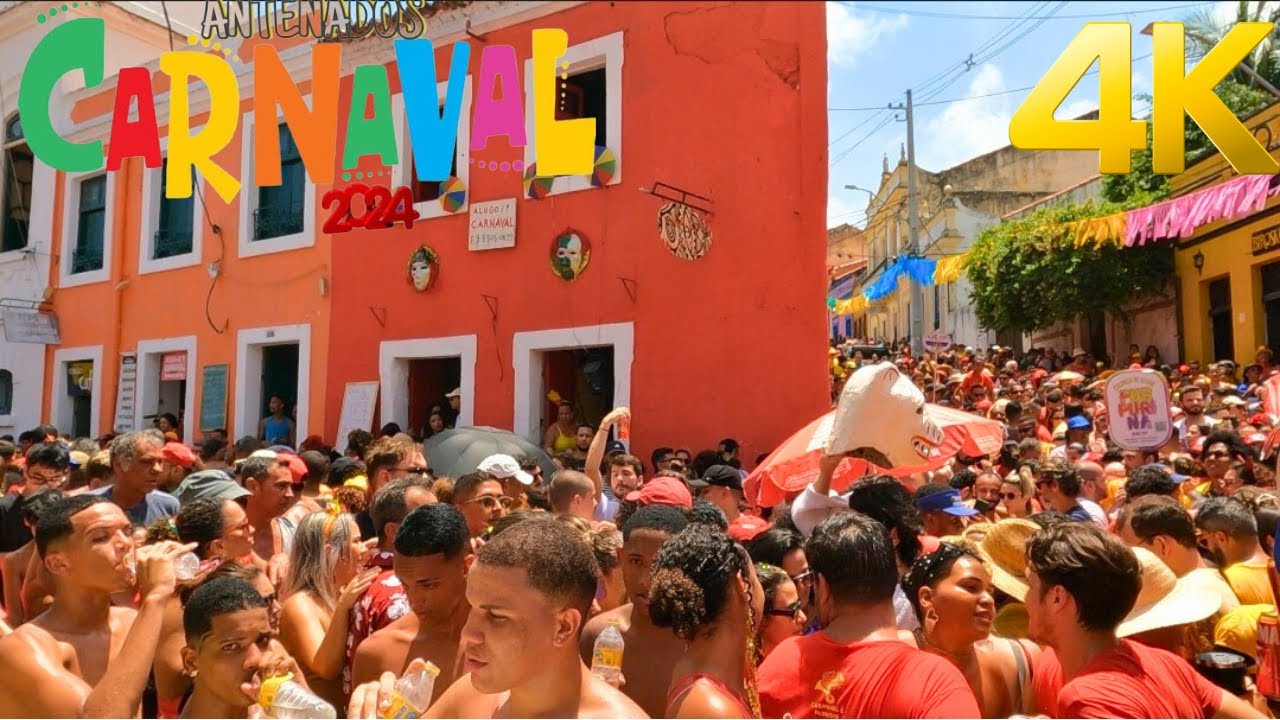 DOMINGO EM OLINDA - PE. MUITO CARNAVAL JANEIRO 2024