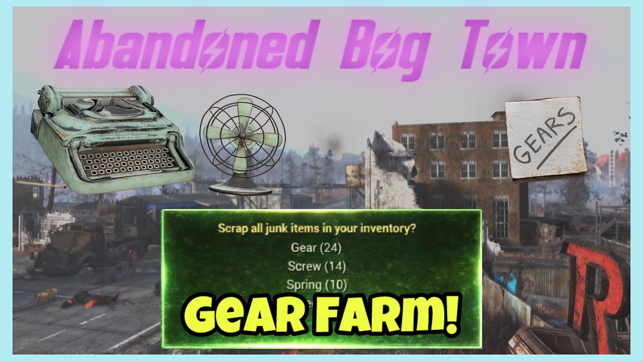 Fallout 76 | Abandoned Bog Town | Gear Farm