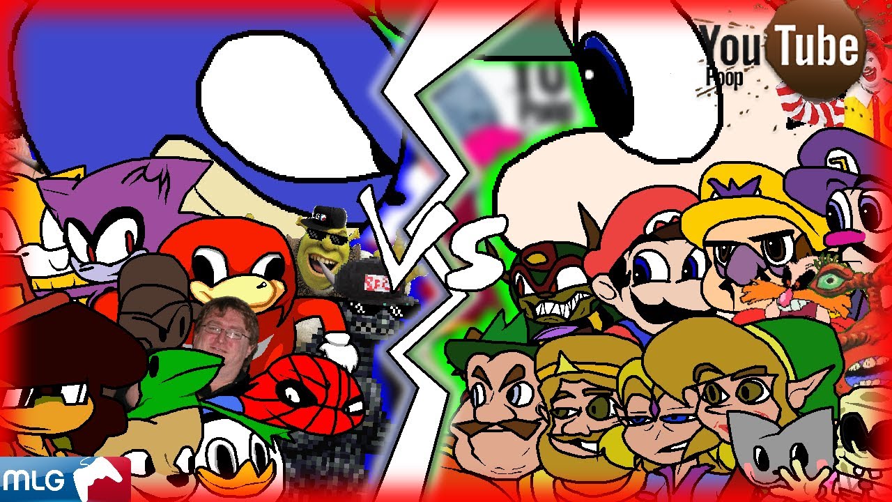 MLG VS YTP (TOTAL WAR) | THE MEME SAGA RE-TAKE EP.2