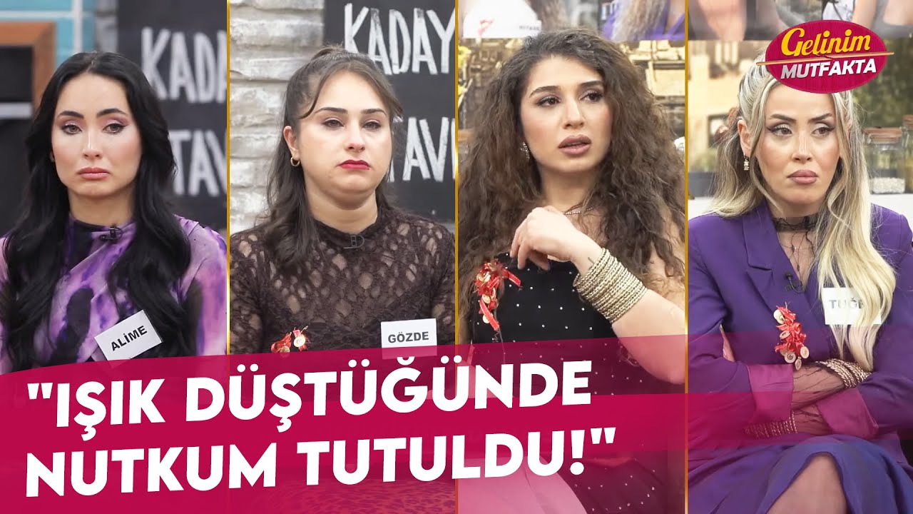 Stüdyo Işığı Düşünce Yarışmacılar Şoke Oldu! - Gelinim Mutfakta 21 Ocak Çarşamba
