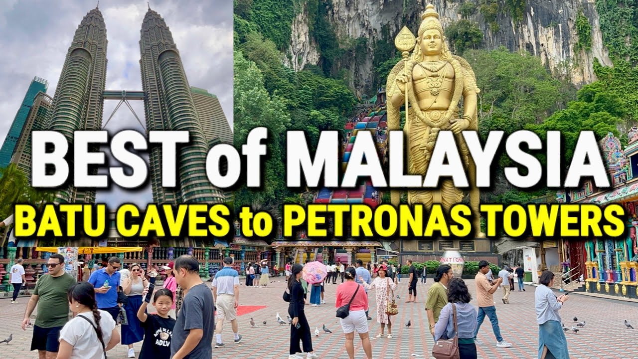 KUALA LUMPUR 🇲🇾 Malaysia’s Top 2 Must-See Places — BATU CAVES & KLCC PETRONAS TOWERS