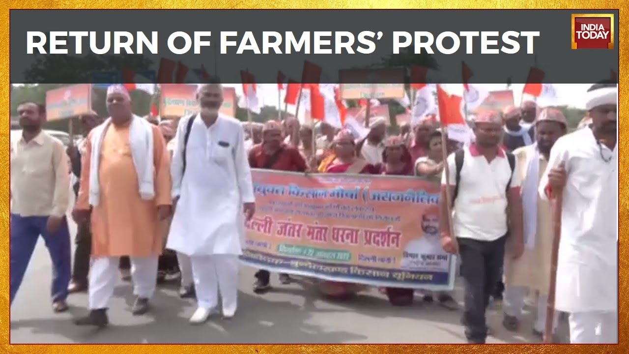Security Beefed Up At Delhi Border Ahead Of Farmers' Protest At Jantar Mantar