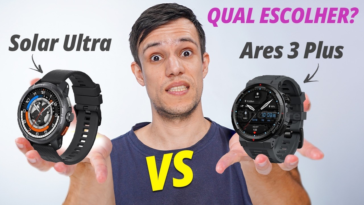 Haylou Solar Ultra vs Zeblaze Ares 3 Plus - Qual o melhor SMARTWTCH para Comprar? Comparativo