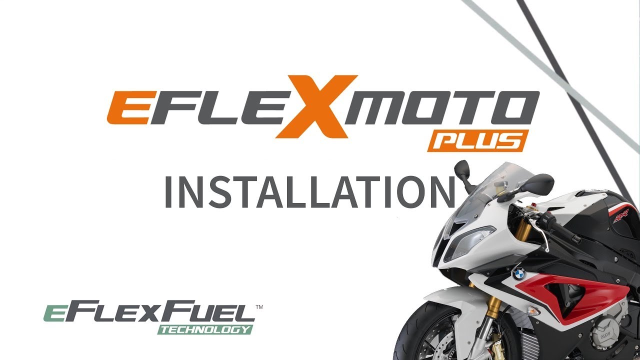 eFlexMoto conversion kit installation to a motorcycle - get more power through E85 high octane fuel