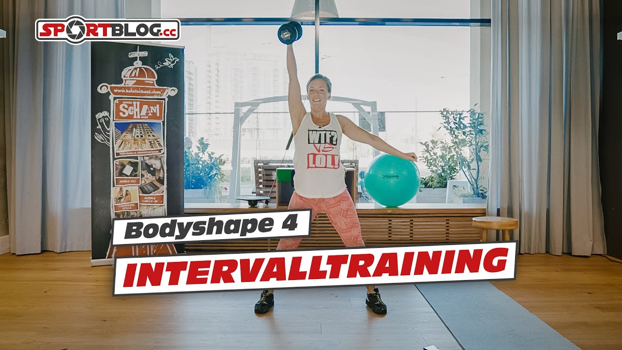 20 Min Ganzk&ouml;rper Intervalltraining #4 | Kraft plus Cardio mit Kurzhantel