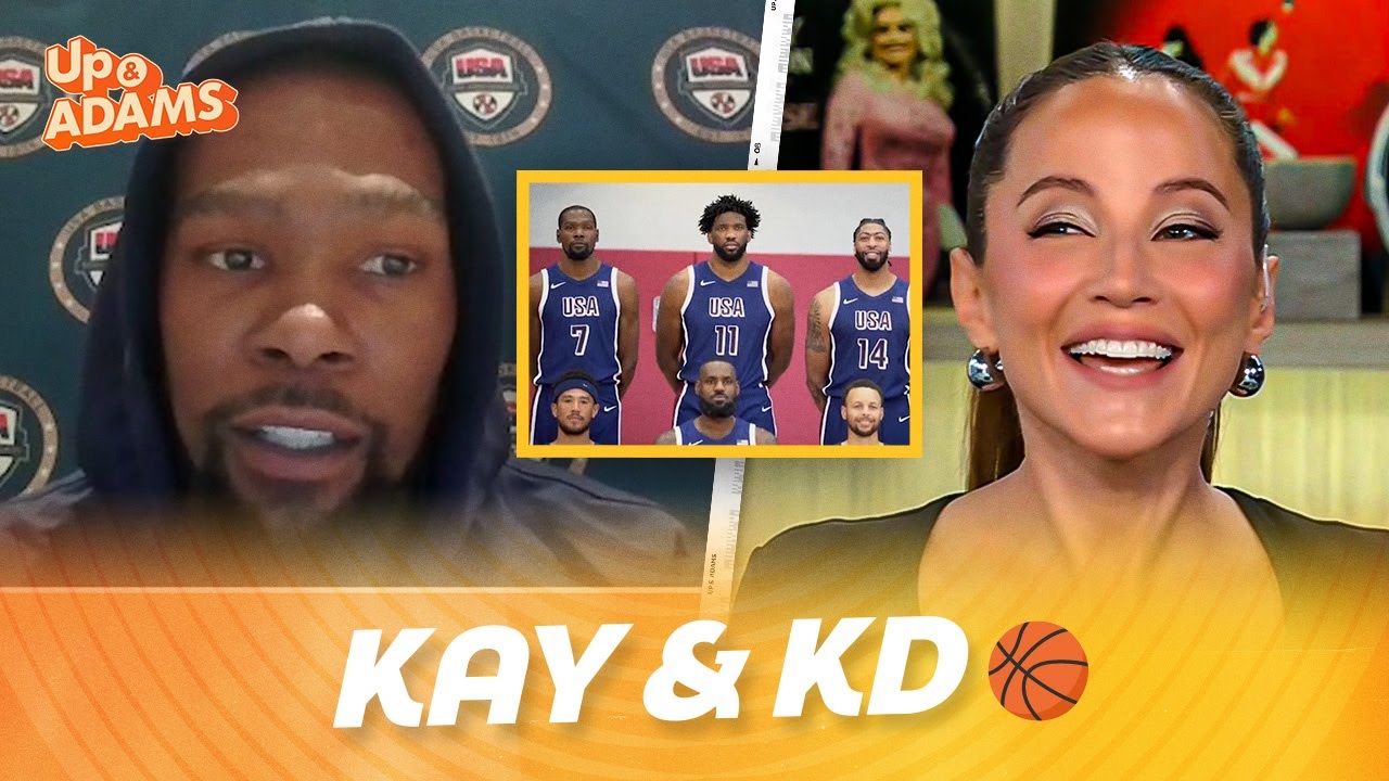 Kay Adams Chats with Kevin Durant About REAL Height, Club Jumpers & USA Hoops 💯