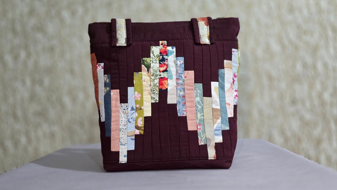 Try this creative idea to make an attractive piece with scrap fabrics