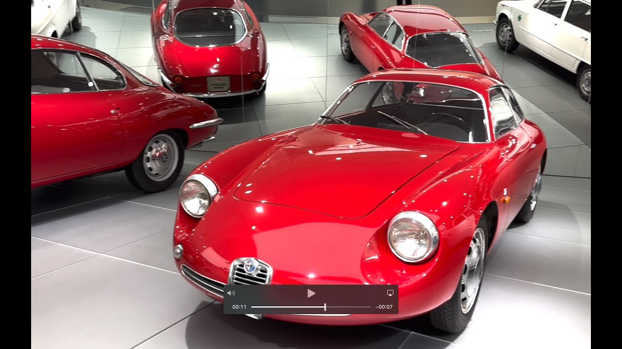 Alfa Romeo Giulietta SZ at the Museo Alfa Romeo