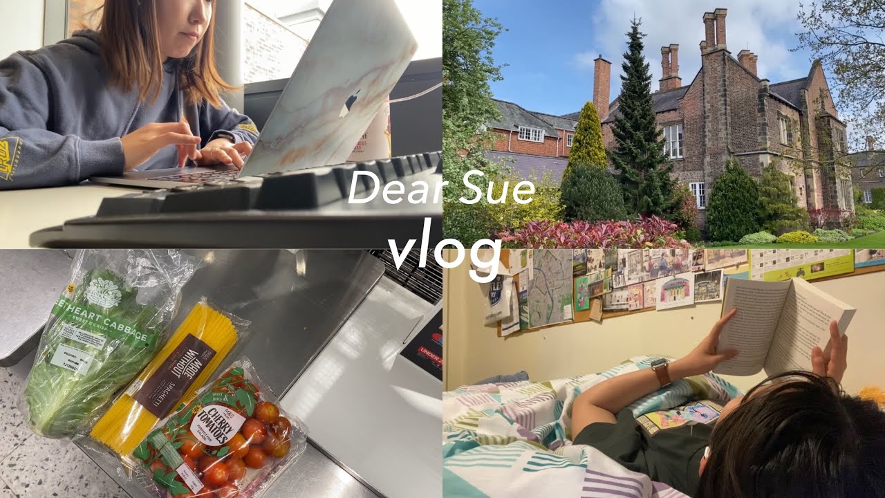 【vlog】イギリス留学｜大学生のリアルな日常👩🏻‍💻課題、買い物📚美味しいものをたくさん食べた1週間🧁