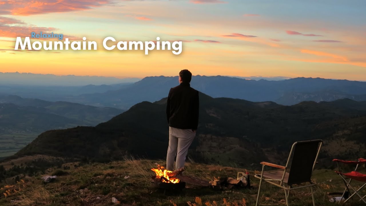 Relaxing Mountain Camping & Cooking in Stunning Autumn Colors!