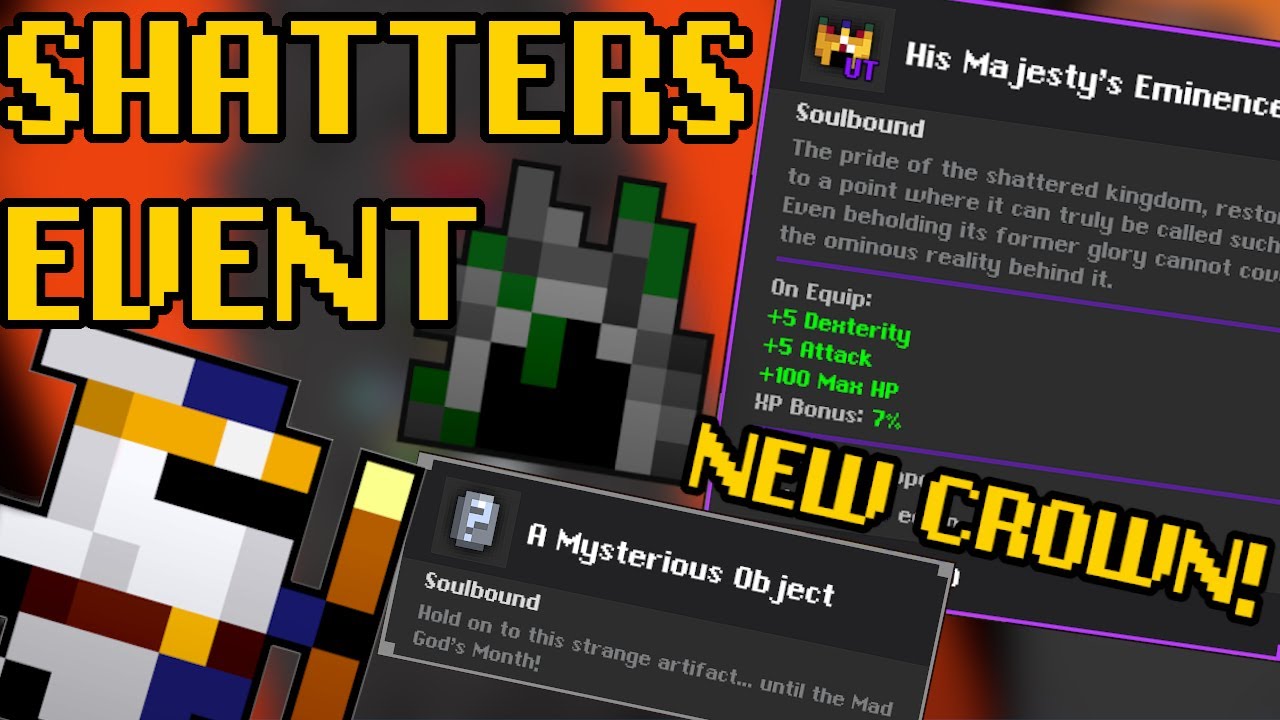 RotMG Huge Shatters Lore Event! A NEW Crown and Campaign!
