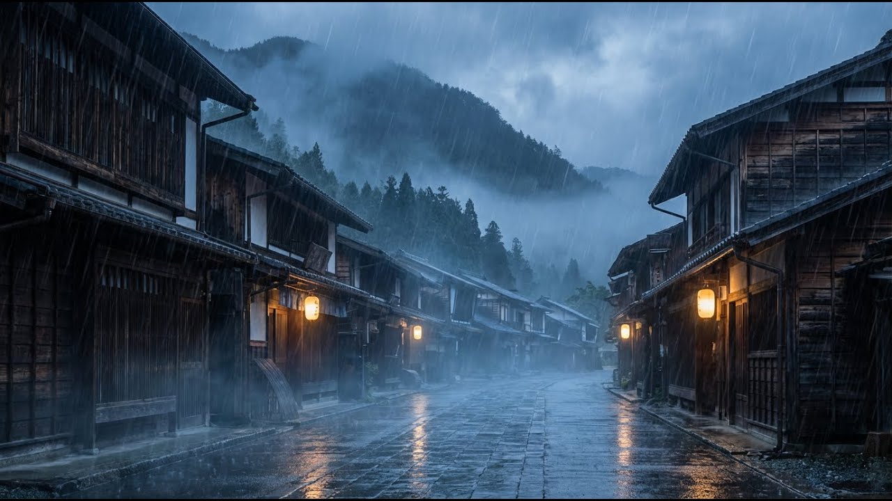 Rain Sounds For Sleeping 99% | Heavy Rain and Thunderstorm Ambience For Deep Sleep All Night