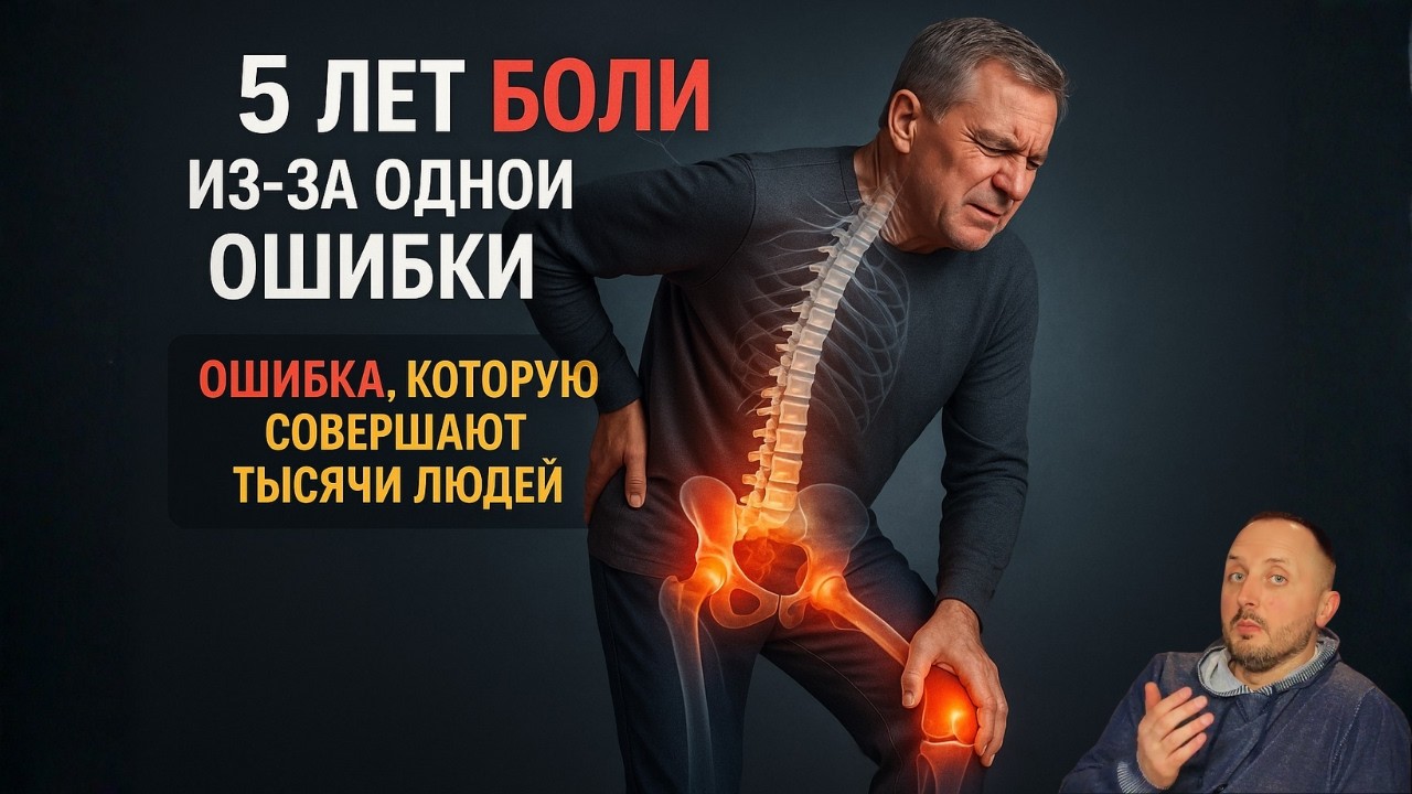 Болит колено, а виновата спина: 5 лет боли из-за одной ошибки