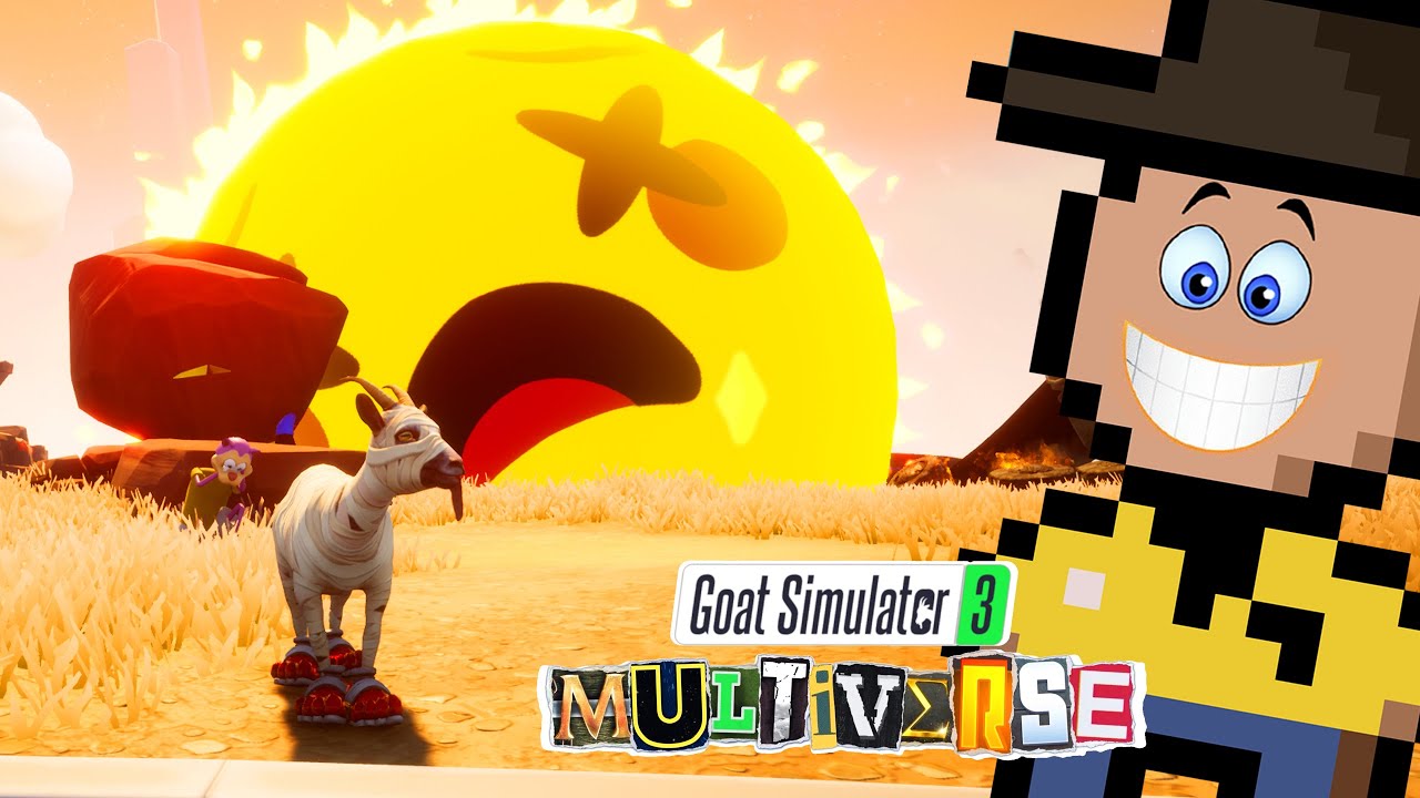 CABRA CARTOON DESTRÓI O SOL (Goat Simulator 3 • Multiverse of Nonsense • Parte 4)