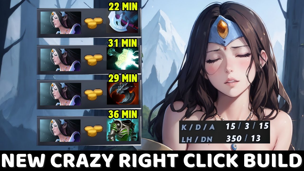 MIRANA Insane Build Right Click Game Full Attack Power Dota2