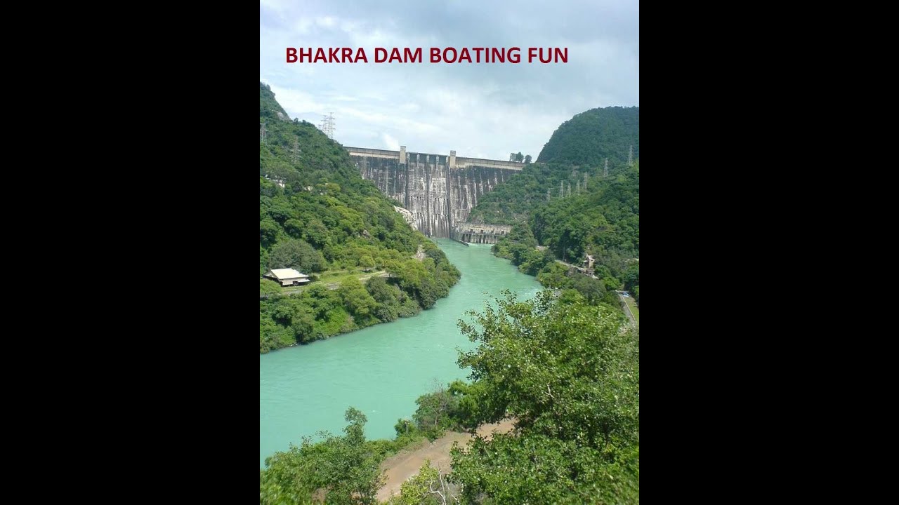 Govind  Sagar  Lake  View #bhakra  #lake #mountain  #nature #boating #viral #pahadi #biggest #trend