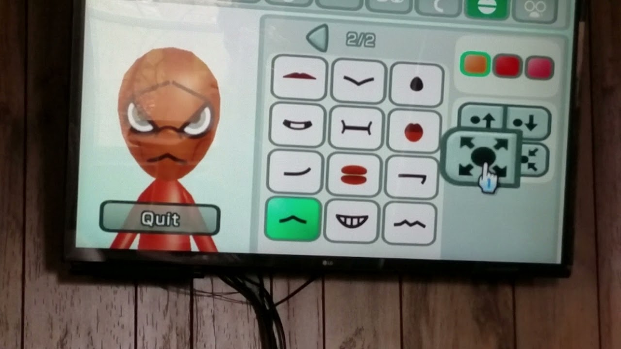 Wii: how to make a spiderman mii