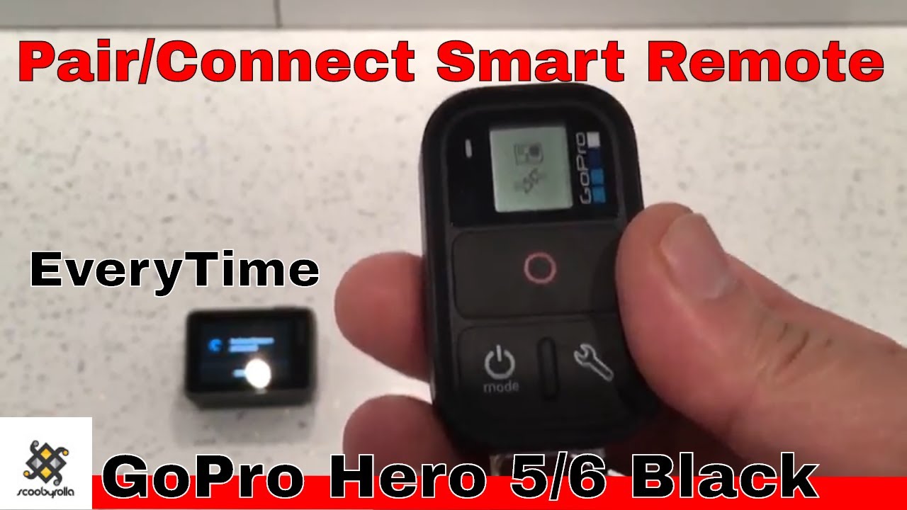 Gopro Hero 5 / 6 Black: How To Connect / Pair With Smart Remote