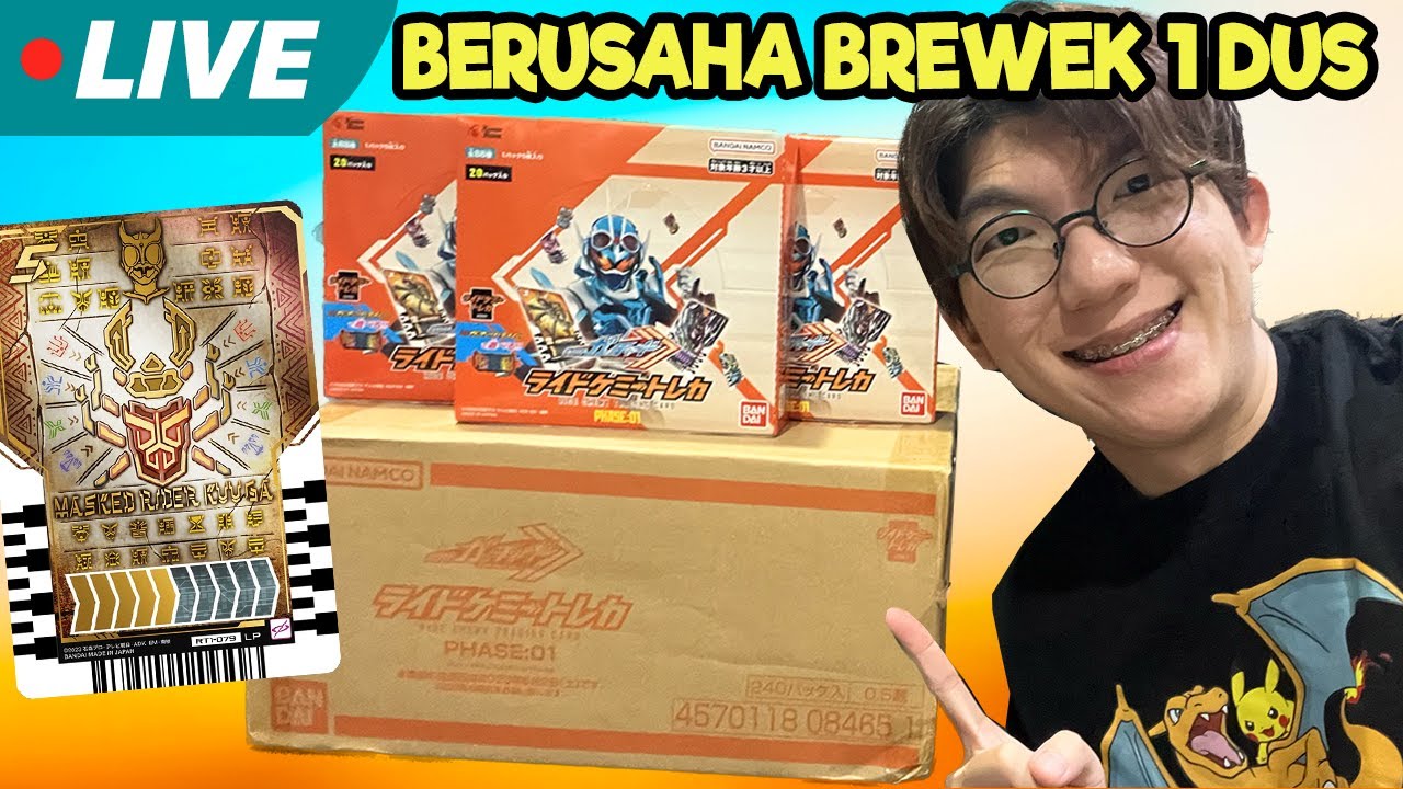 APAKAH KITA BERHASIL BREWEK 1 DUS HARI INI? - Unboxing Kamen Rider Gotchard Ride Chemy Phase 01