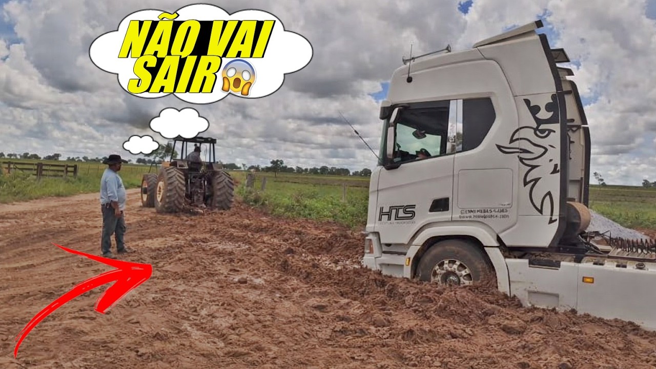 FUI DESCARREGAR EM UMA TERRA MOVEDIÇA E ISSO ACONTECEU...
